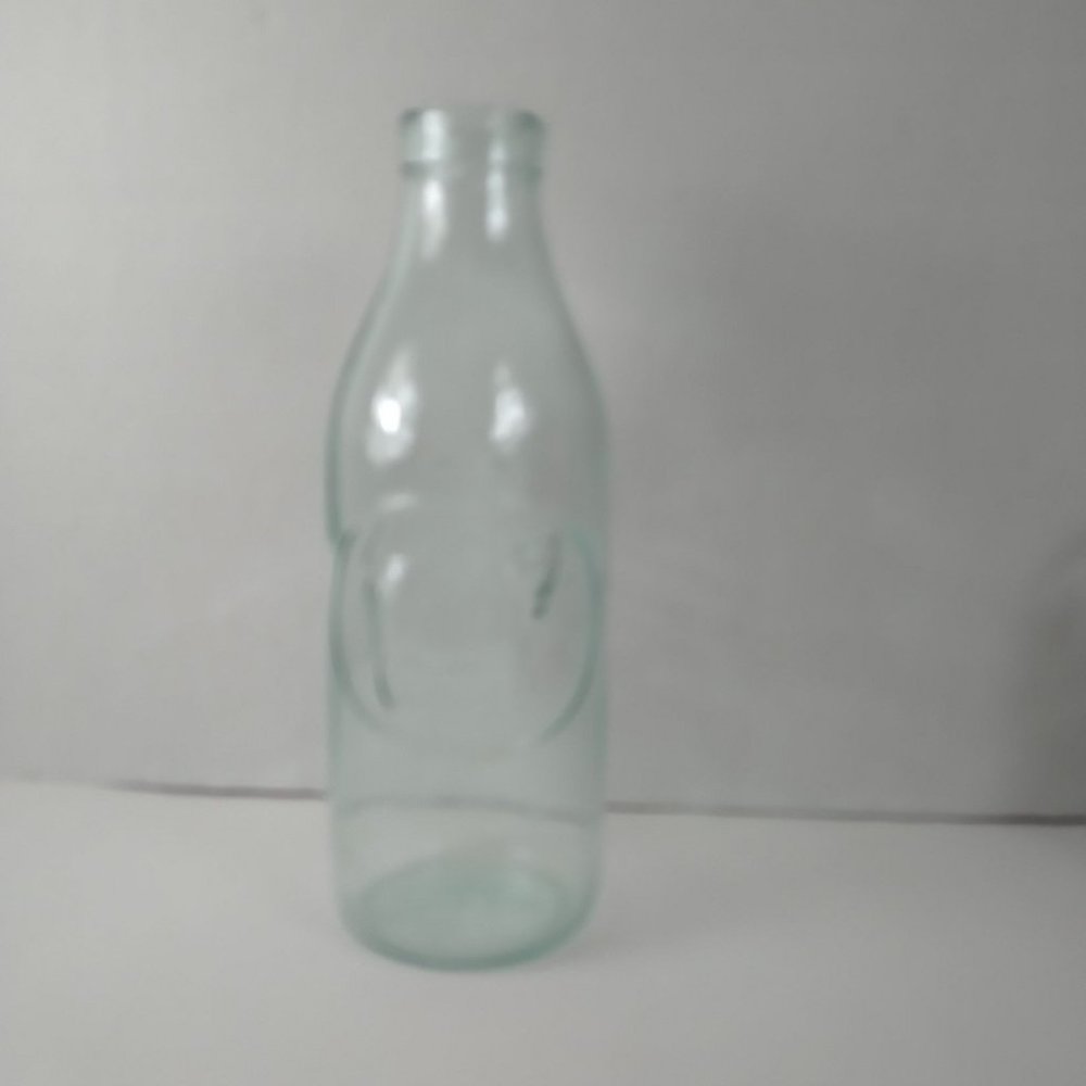 Absolutely Pure Milk Glass 10.5" Bottle Made In Italy Farmhouse Vintage